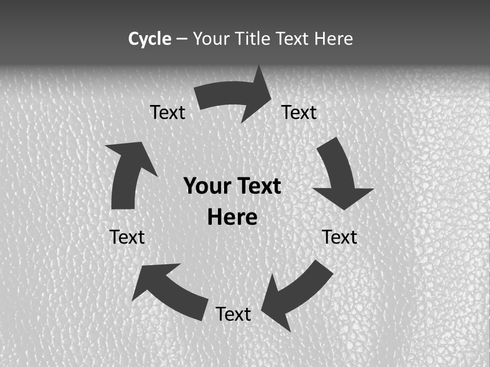 Crease Textured Cattle PowerPoint Template