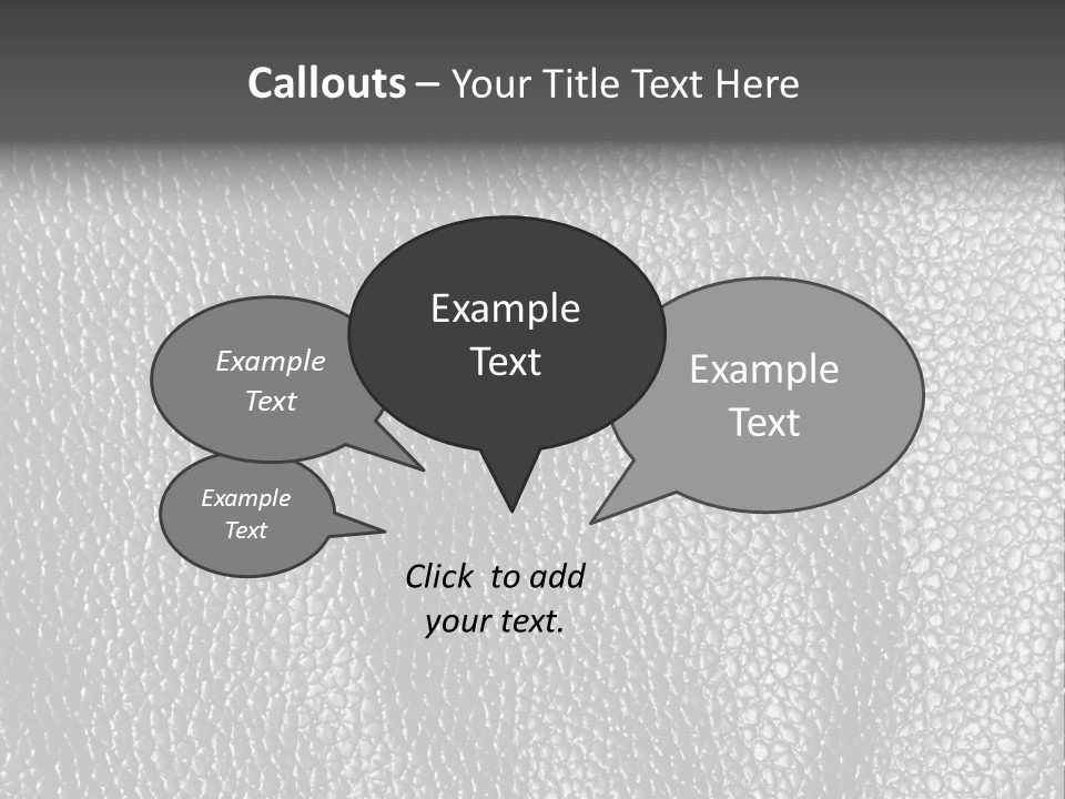 Crease Textured Cattle PowerPoint Template