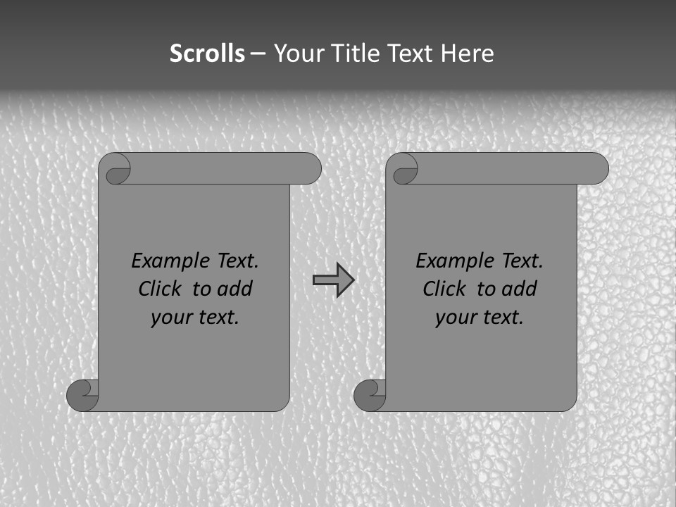 Crease Textured Cattle PowerPoint Template