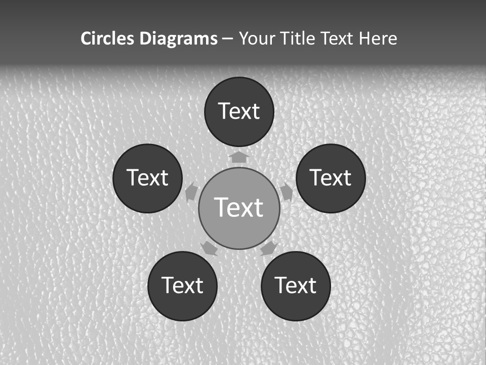 Crease Textured Cattle PowerPoint Template