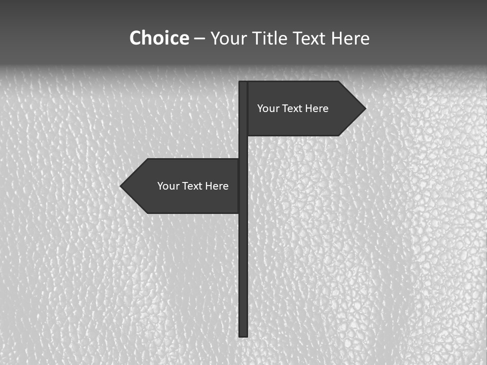 Crease Textured Cattle PowerPoint Template