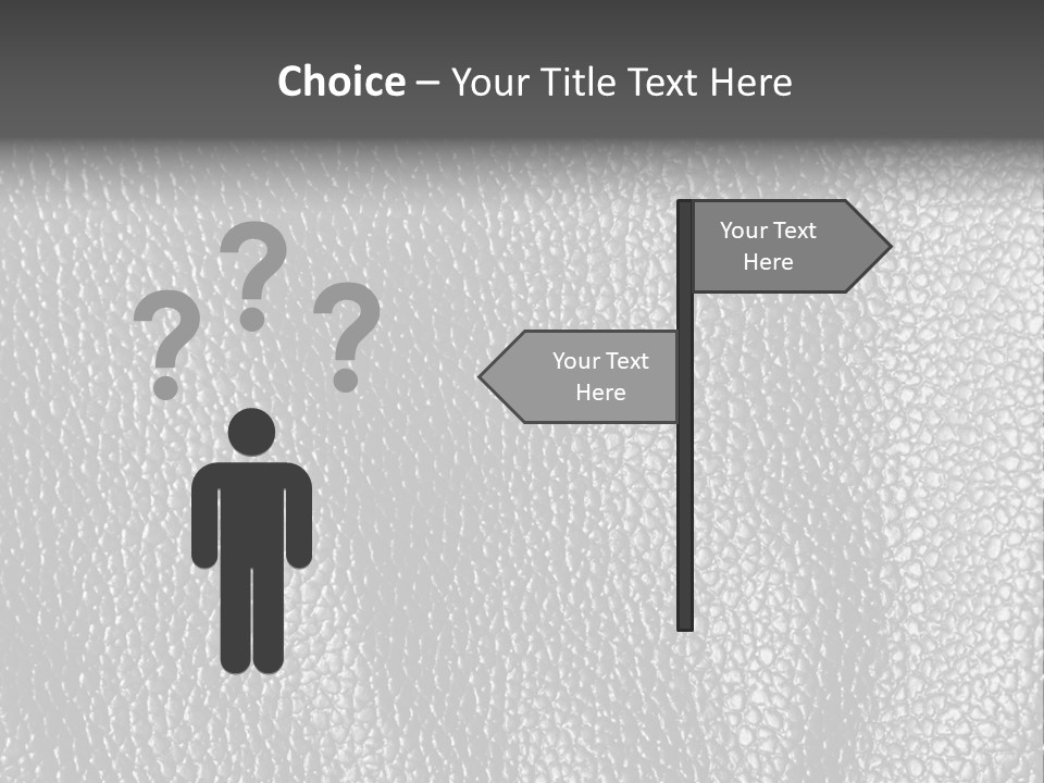 Crease Textured Cattle PowerPoint Template