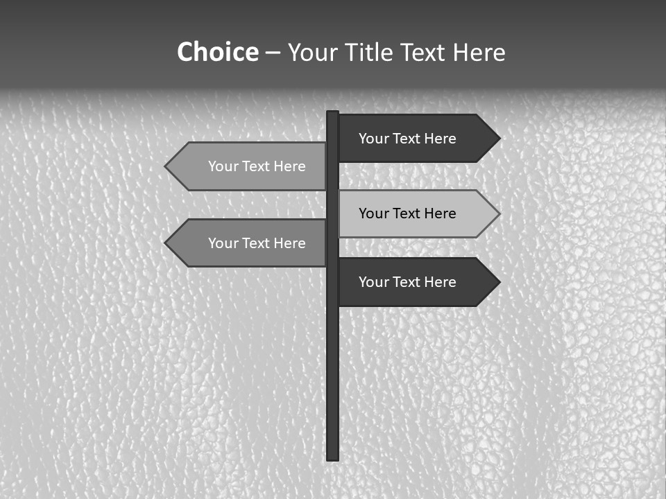 Crease Textured Cattle PowerPoint Template