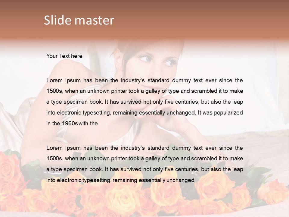 Posy Bunch Holiday PowerPoint Template