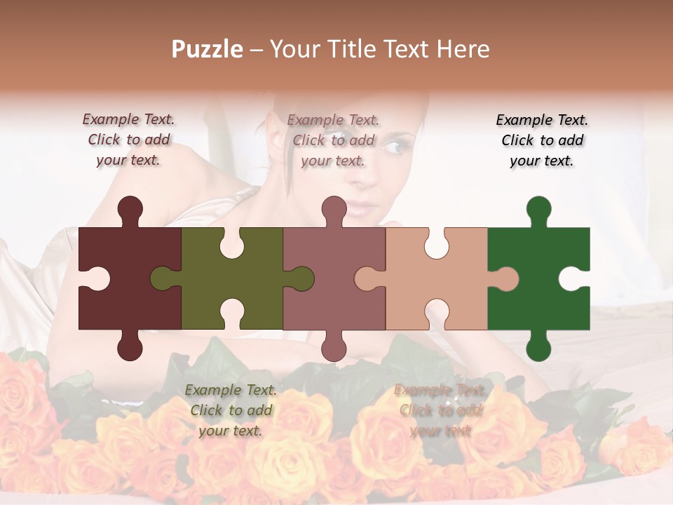 Posy Bunch Holiday PowerPoint Template