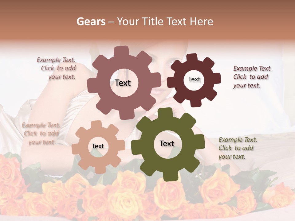 Posy Bunch Holiday PowerPoint Template