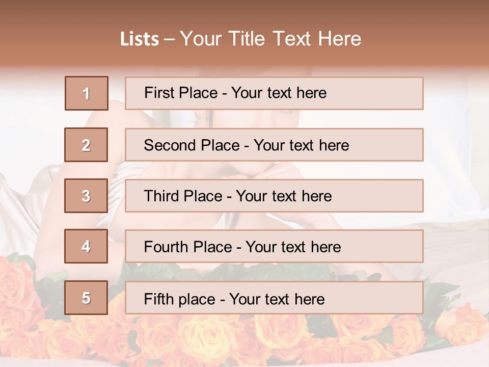 Posy Bunch Holiday PowerPoint Template