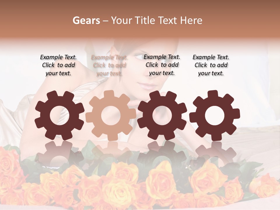 Posy Bunch Holiday PowerPoint Template