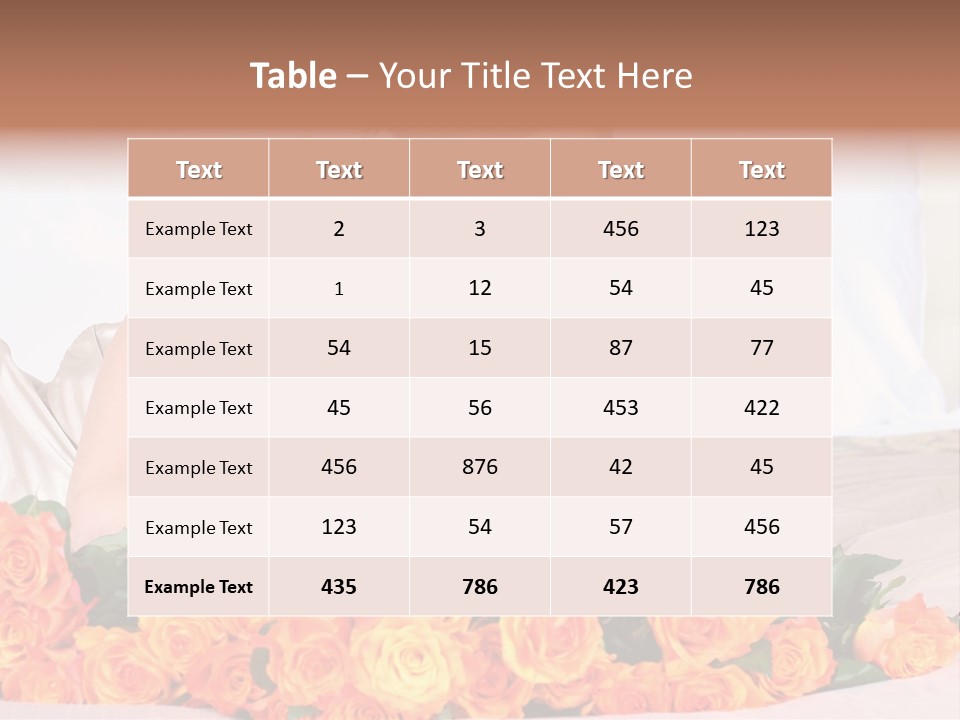 Posy Bunch Holiday PowerPoint Template