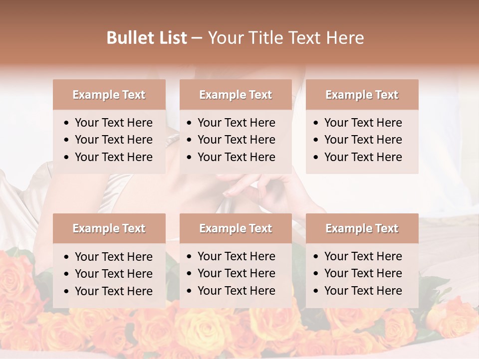 Posy Bunch Holiday PowerPoint Template