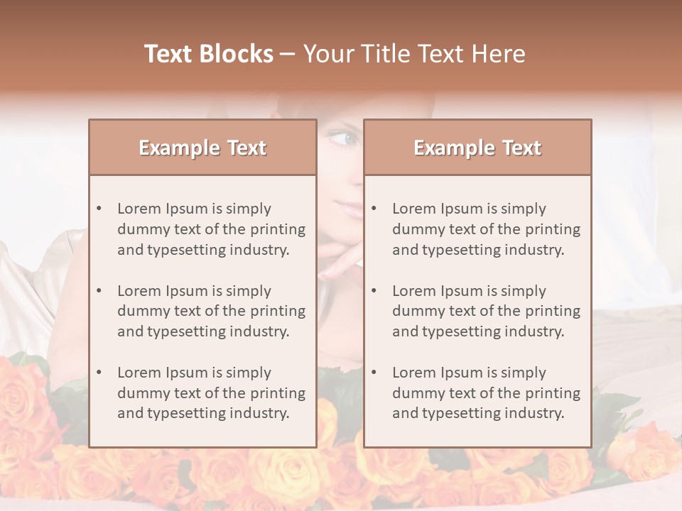 Posy Bunch Holiday PowerPoint Template