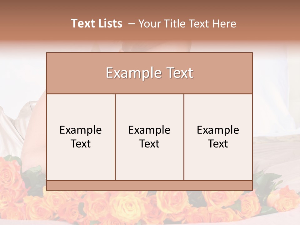 Posy Bunch Holiday PowerPoint Template