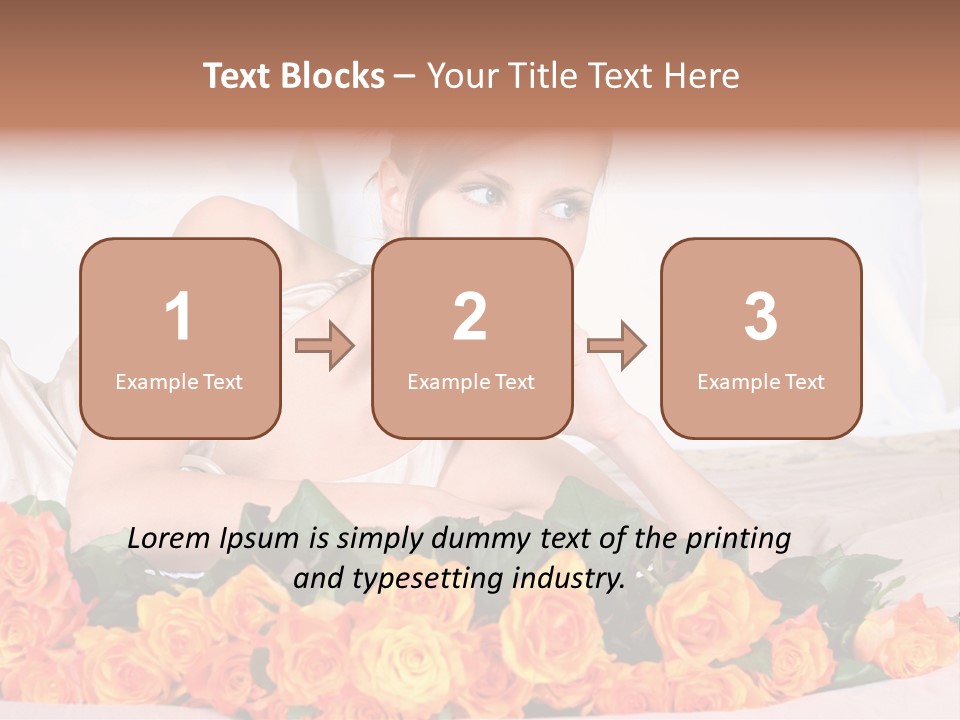 Posy Bunch Holiday PowerPoint Template