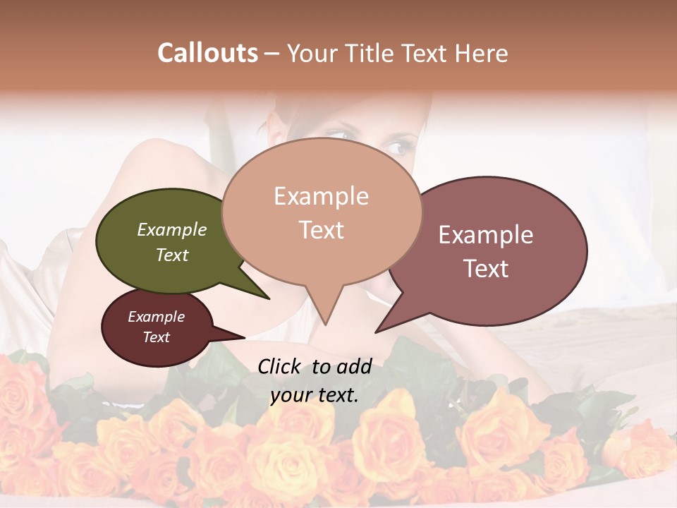 Posy Bunch Holiday PowerPoint Template