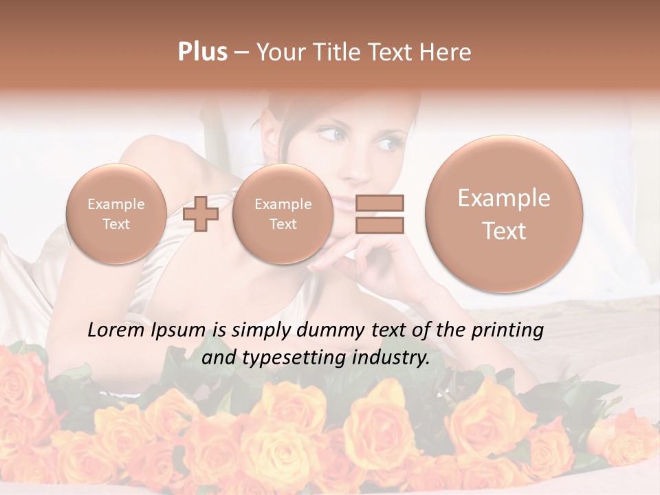 Posy Bunch Holiday PowerPoint Template