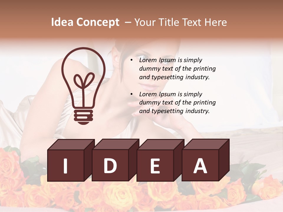 Posy Bunch Holiday PowerPoint Template