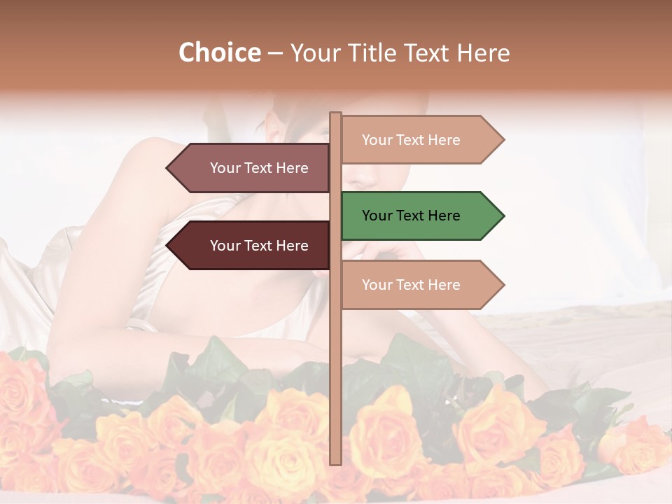 Posy Bunch Holiday PowerPoint Template