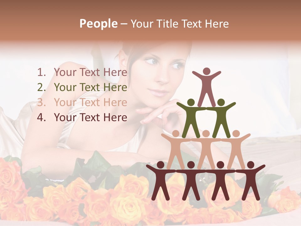 Posy Bunch Holiday PowerPoint Template