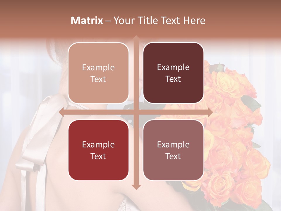 Luxury Posy Sensuality PowerPoint Template