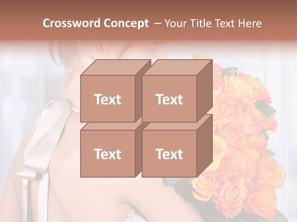 Luxury Posy Sensuality PowerPoint Template