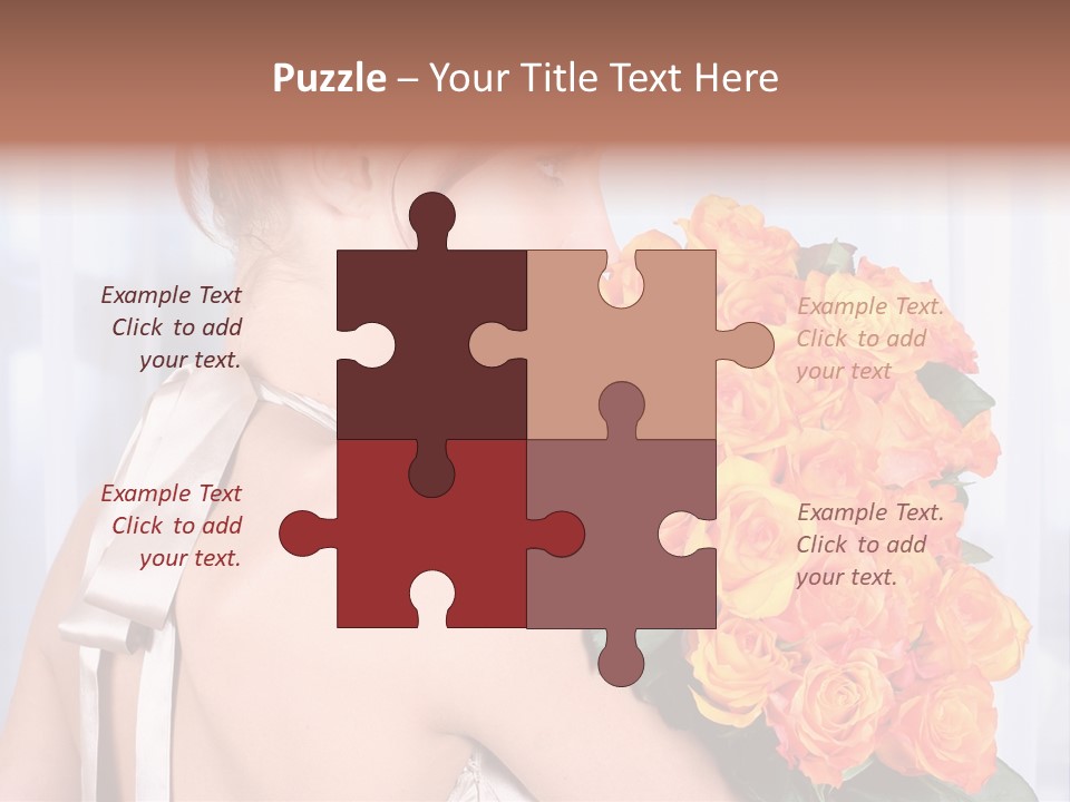 Luxury Posy Sensuality PowerPoint Template