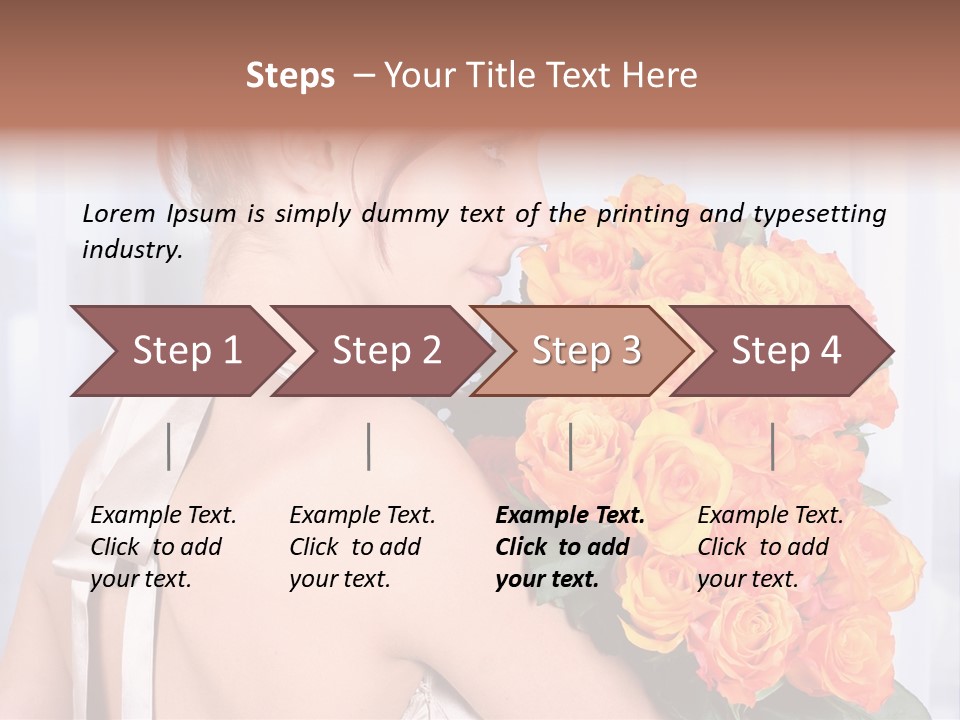 Luxury Posy Sensuality PowerPoint Template