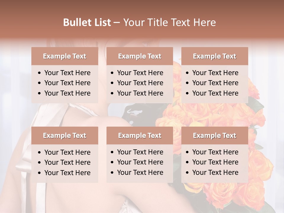 Luxury Posy Sensuality PowerPoint Template