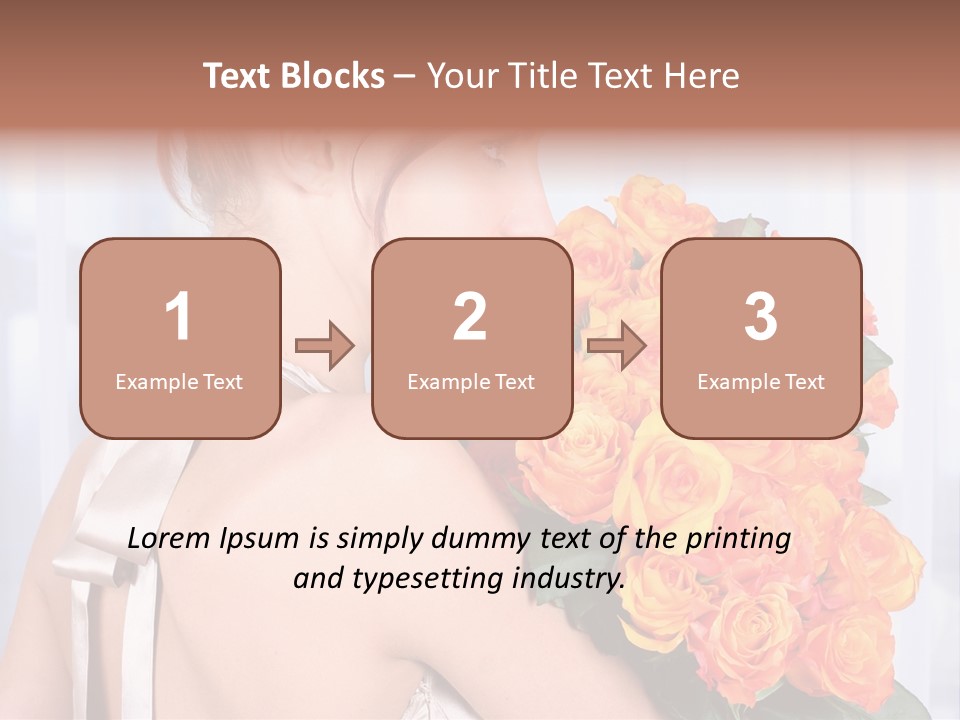 Luxury Posy Sensuality PowerPoint Template