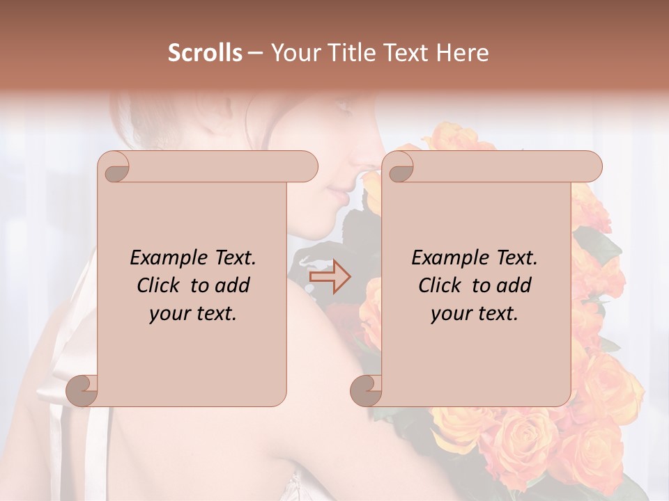 Luxury Posy Sensuality PowerPoint Template