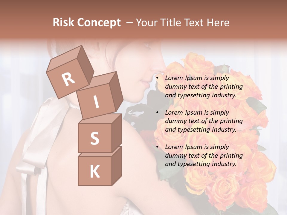 Luxury Posy Sensuality PowerPoint Template