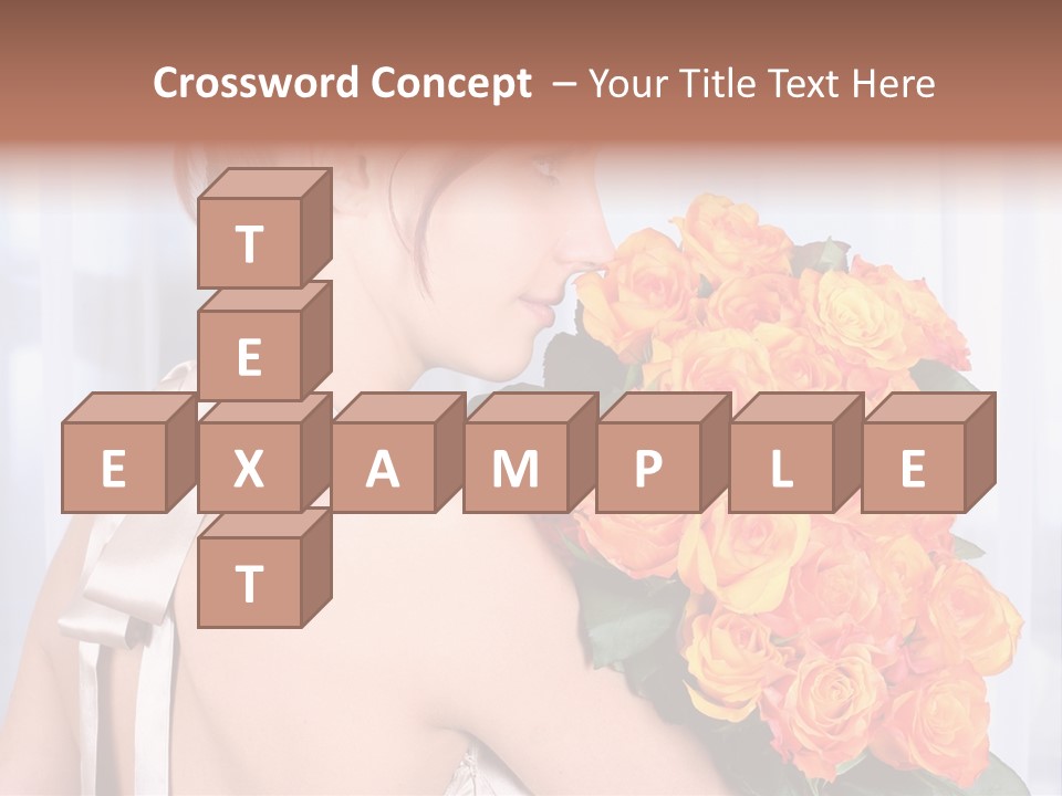 Luxury Posy Sensuality PowerPoint Template