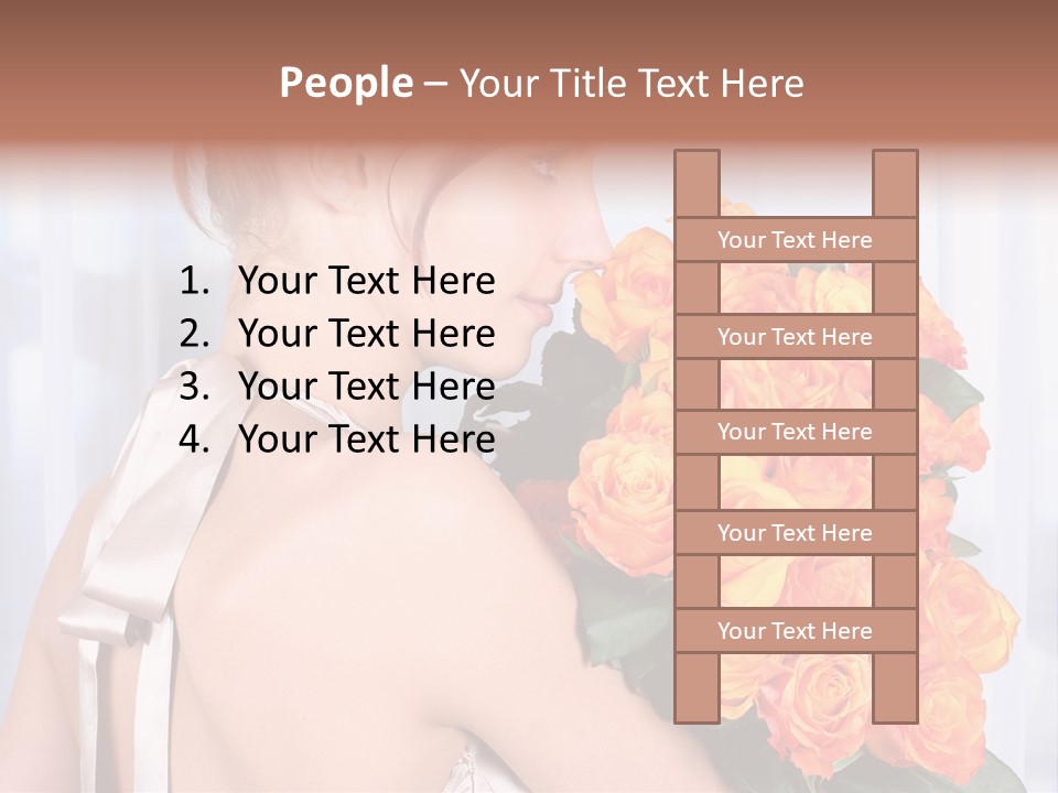 Luxury Posy Sensuality PowerPoint Template