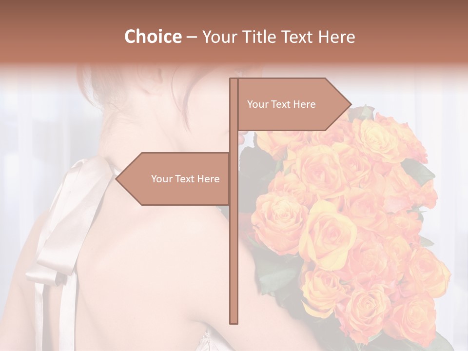 Luxury Posy Sensuality PowerPoint Template