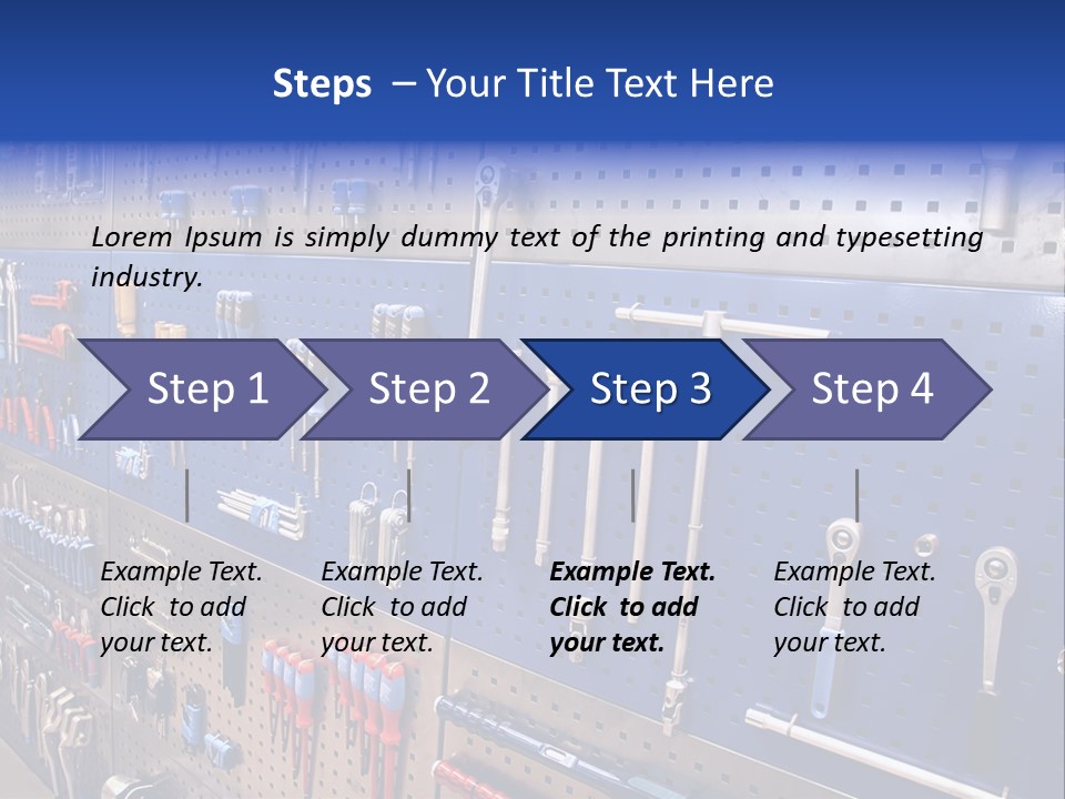 Tools Wall PowerPoint Template