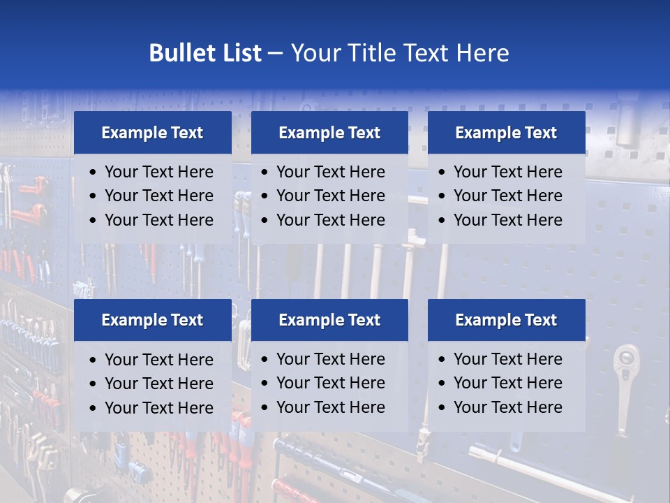 Tools Wall PowerPoint Template