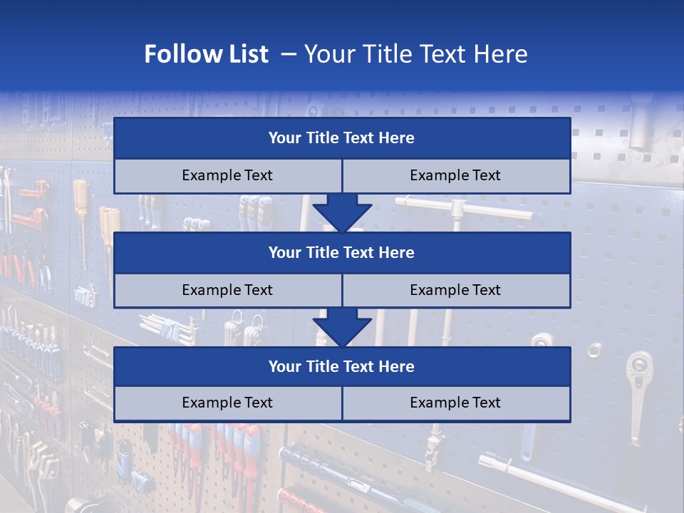 Tools Wall PowerPoint Template