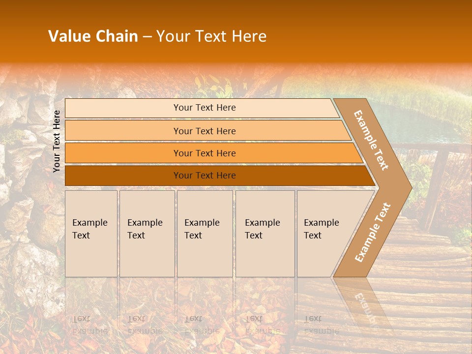 Wooden Path PowerPoint Template