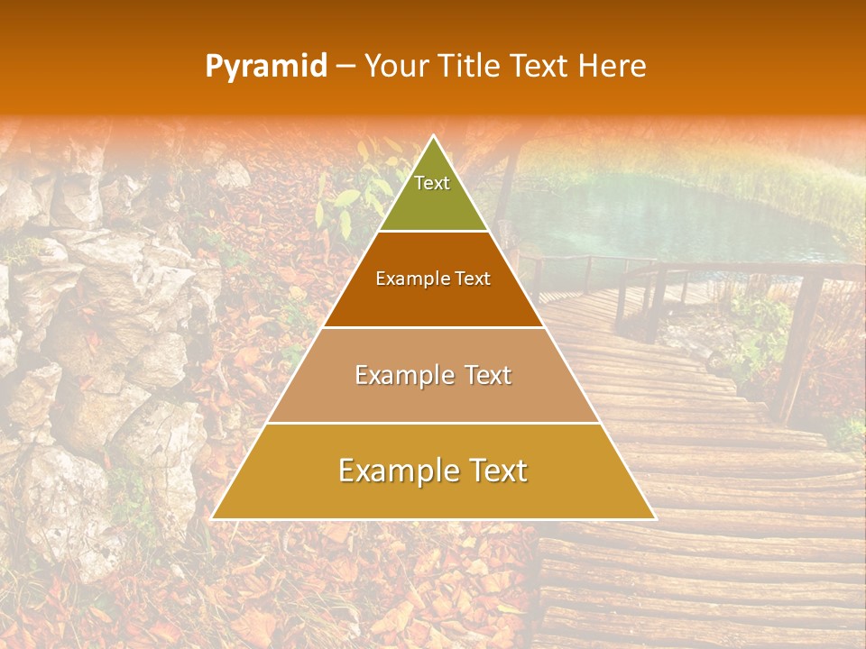 Wooden Path PowerPoint Template