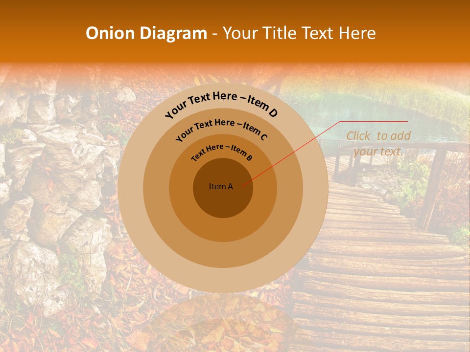 Wooden Path PowerPoint Template