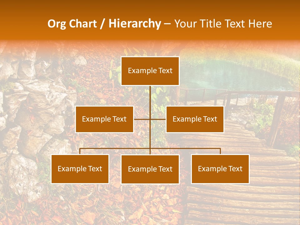 Wooden Path PowerPoint Template