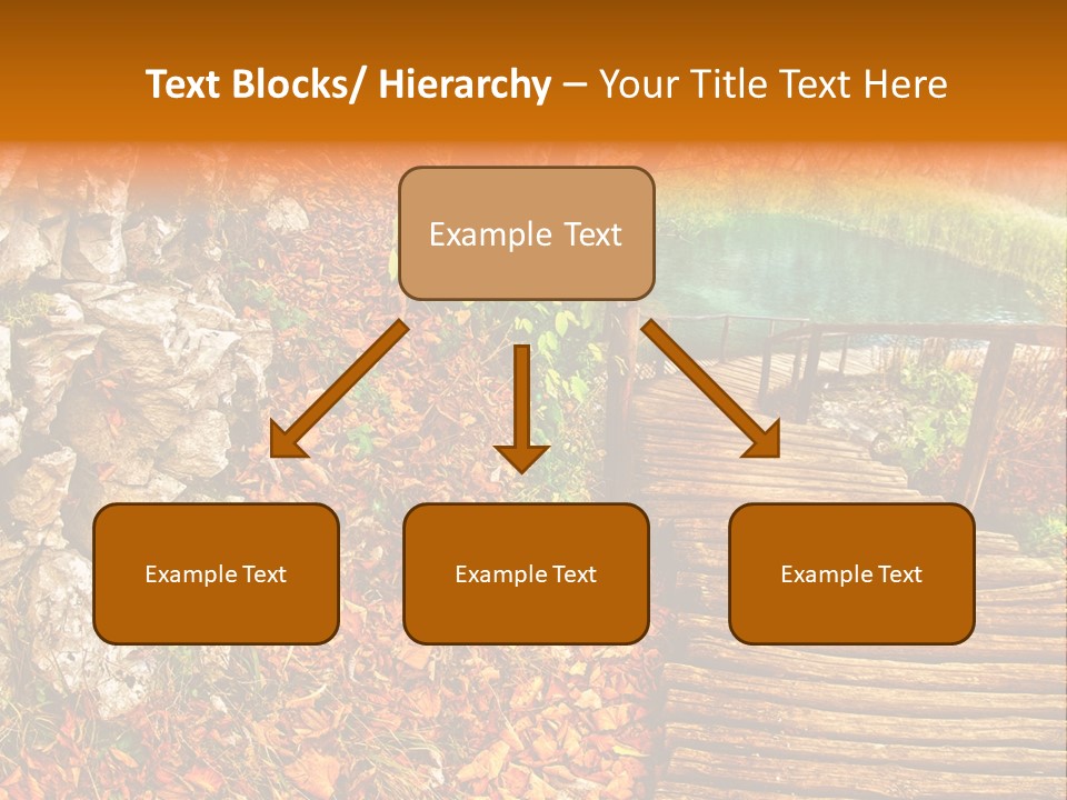 Wooden Path PowerPoint Template
