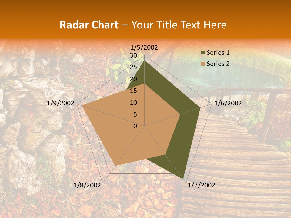 Wooden Path PowerPoint Template