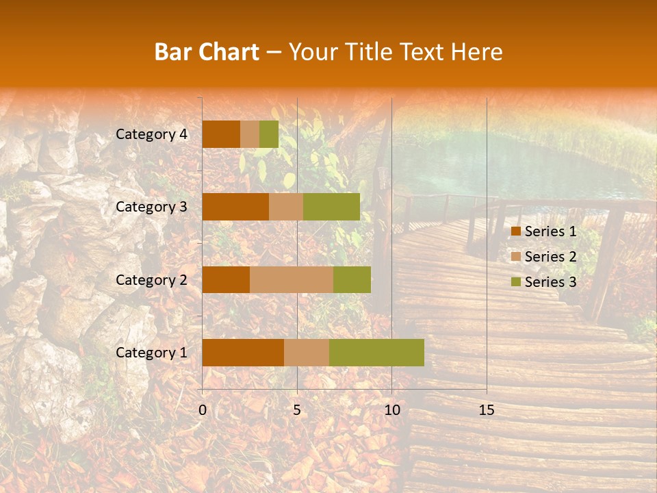 Wooden Path PowerPoint Template