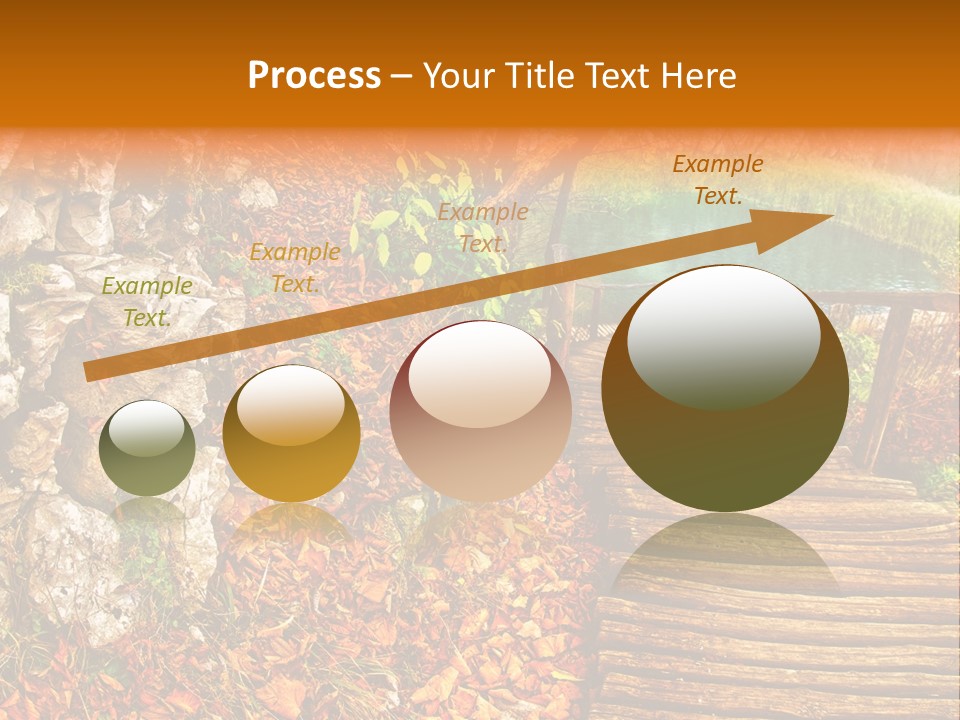 Wooden Path PowerPoint Template