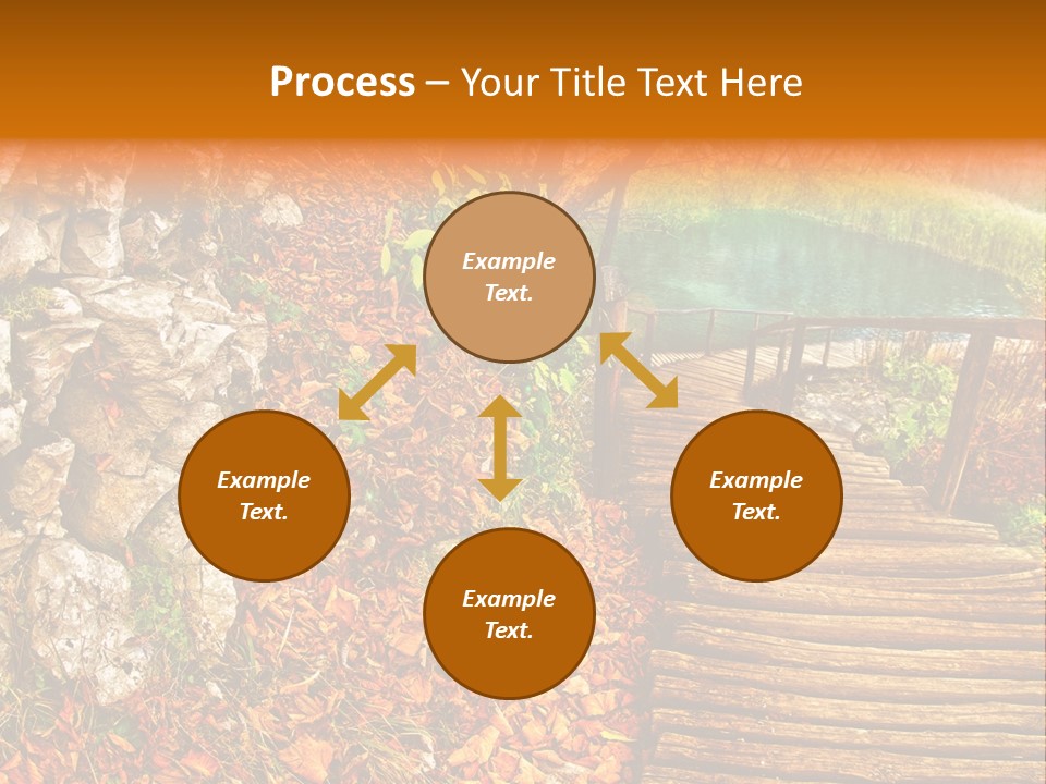 Wooden Path PowerPoint Template