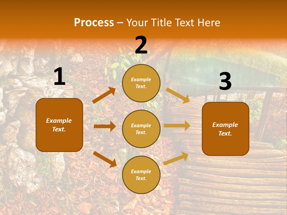 Wooden Path PowerPoint Template