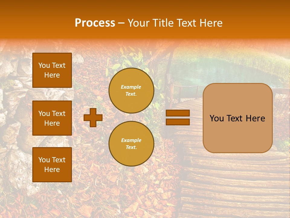 Wooden Path PowerPoint Template