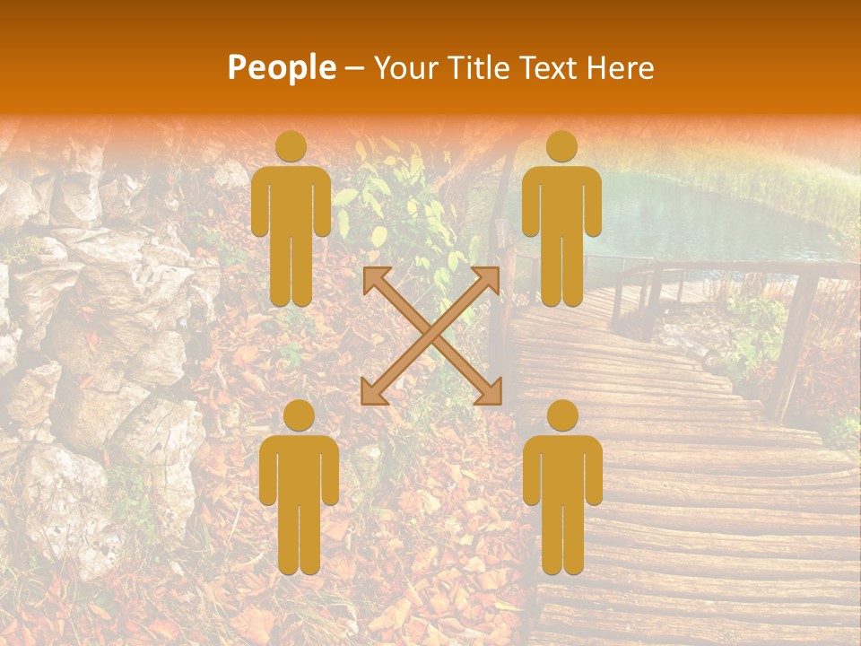 Wooden Path PowerPoint Template