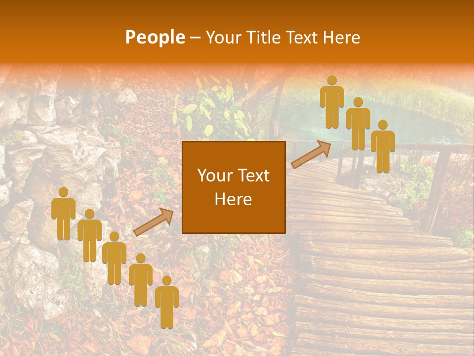 Wooden Path PowerPoint Template