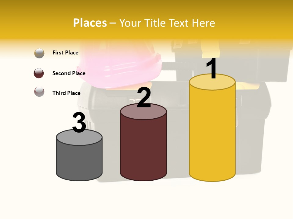 White Toolbox Tool PowerPoint Template
